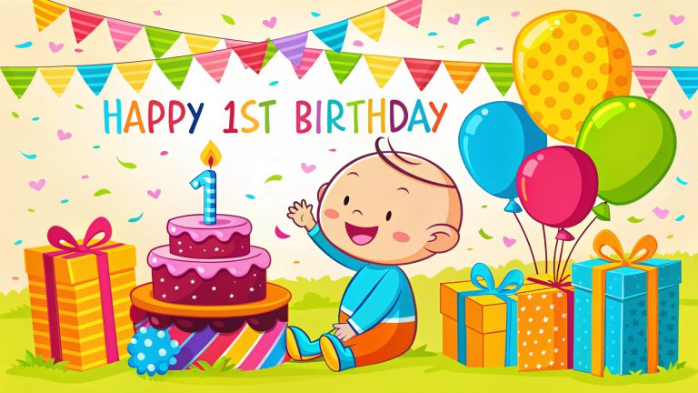 Happy 1st Birthday Wishes: Joyful Sparks to Celebrate Your Baby’s First Milestone in 2025 Happy 1st Birthday Wishes
