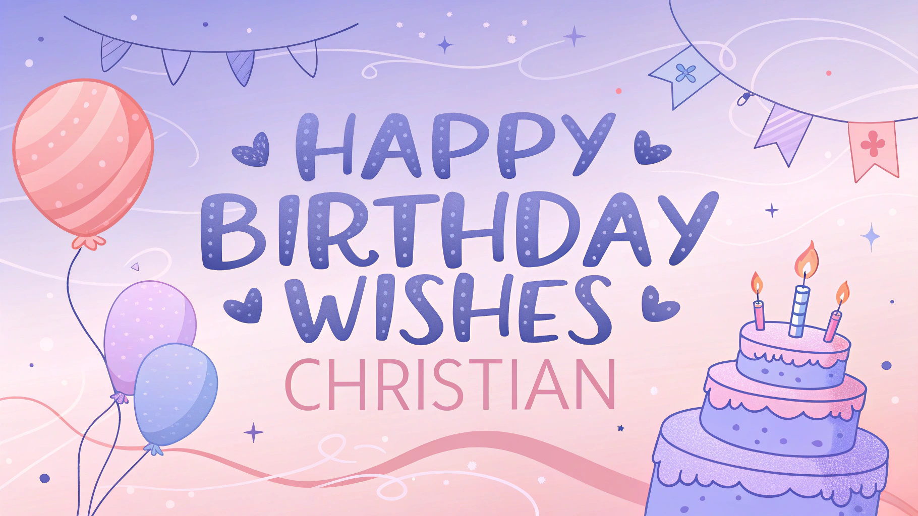 Happy Birthday Wishes Christian