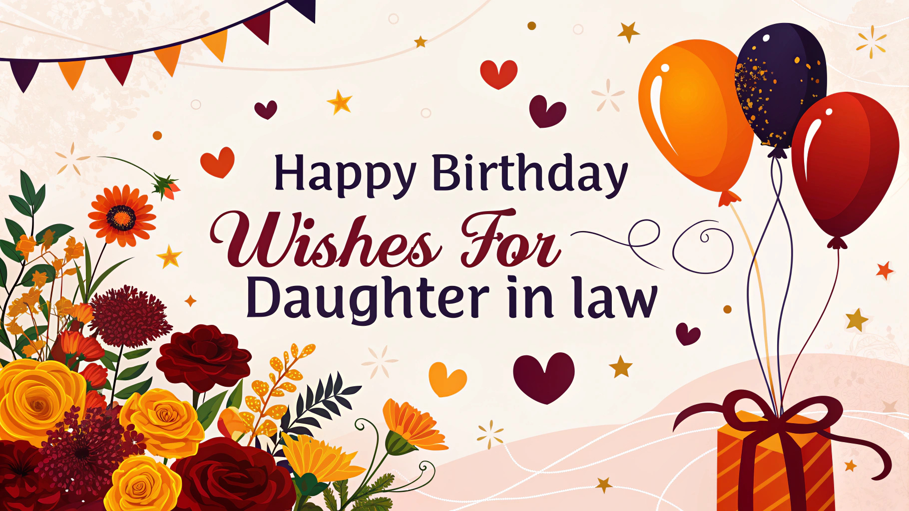 Happy Birthday Wishes for Daughter in Law
