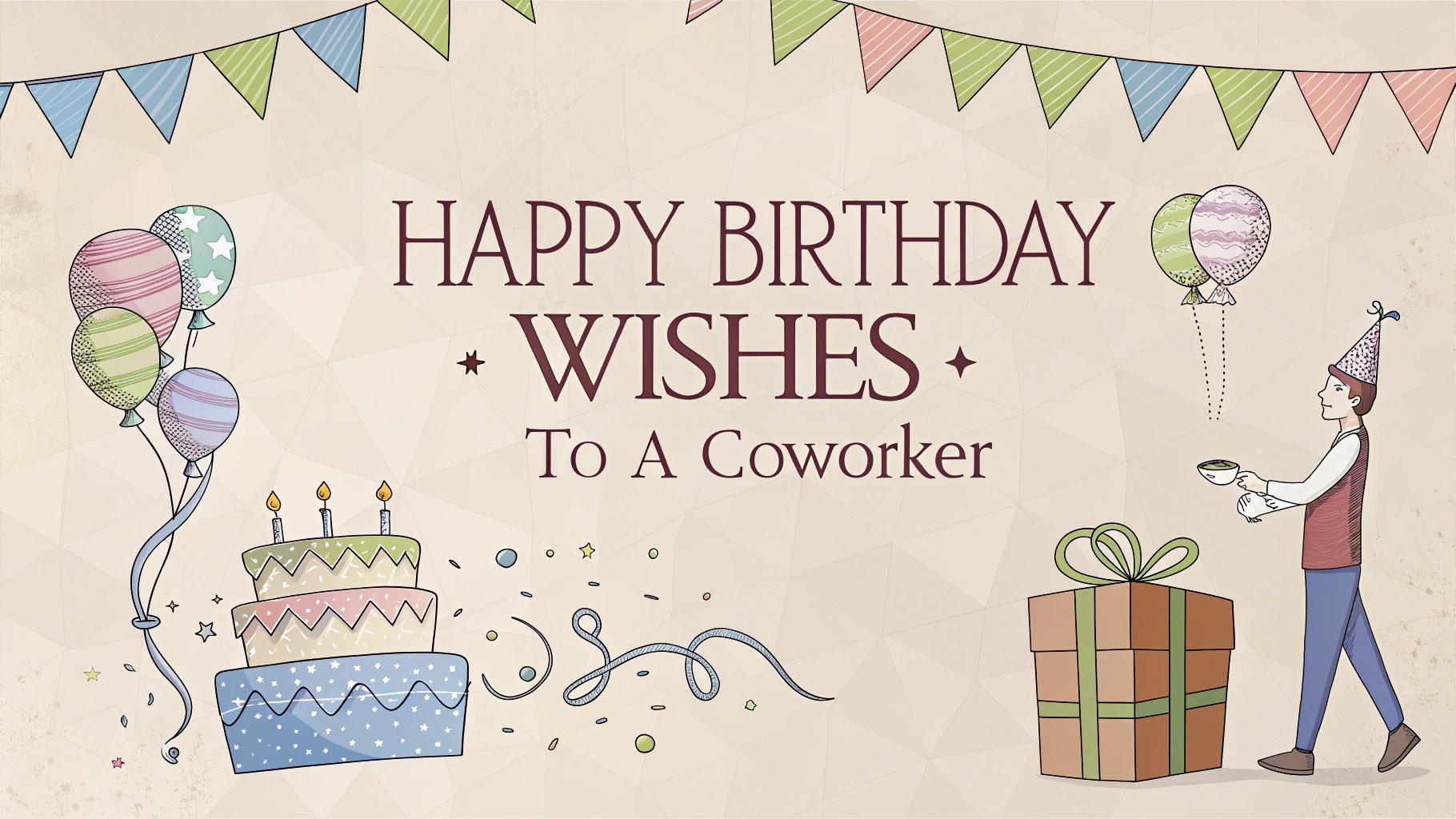 Happy Birthday Wishes to a Coworker