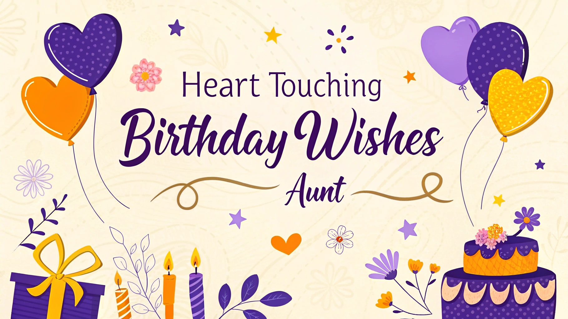 Heart Touching Birthday Wishes for Aunt
