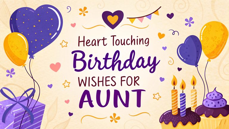 Heart Touching Birthday Wishes for Aunt