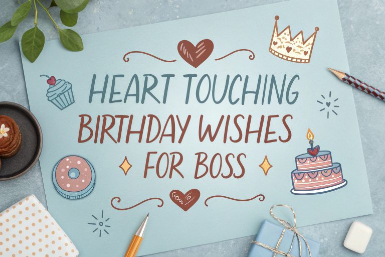 Heart Touching Birthday Wishes for Boss