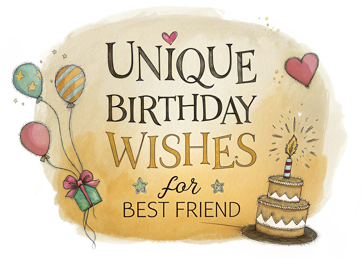 Unique Birthday Wishes for Best Friend