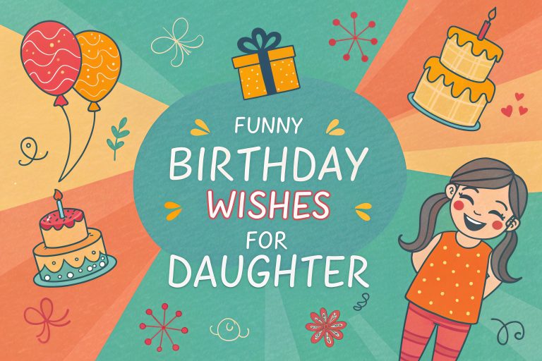 Funny Birthday Wishes for Daughter