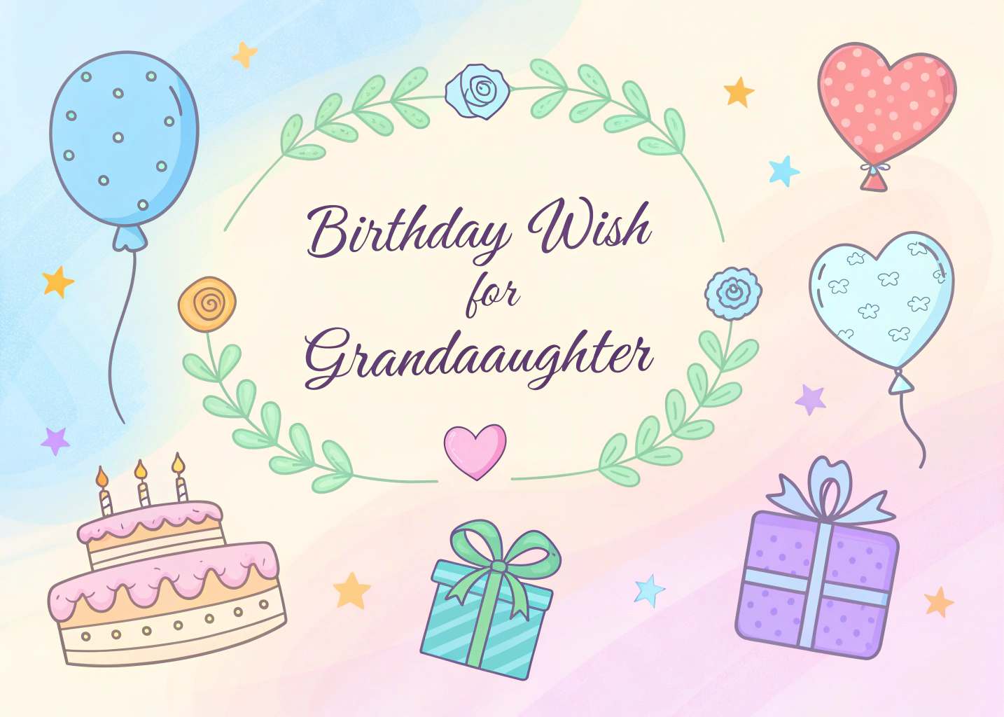 Birthday Wish for Granddaughter