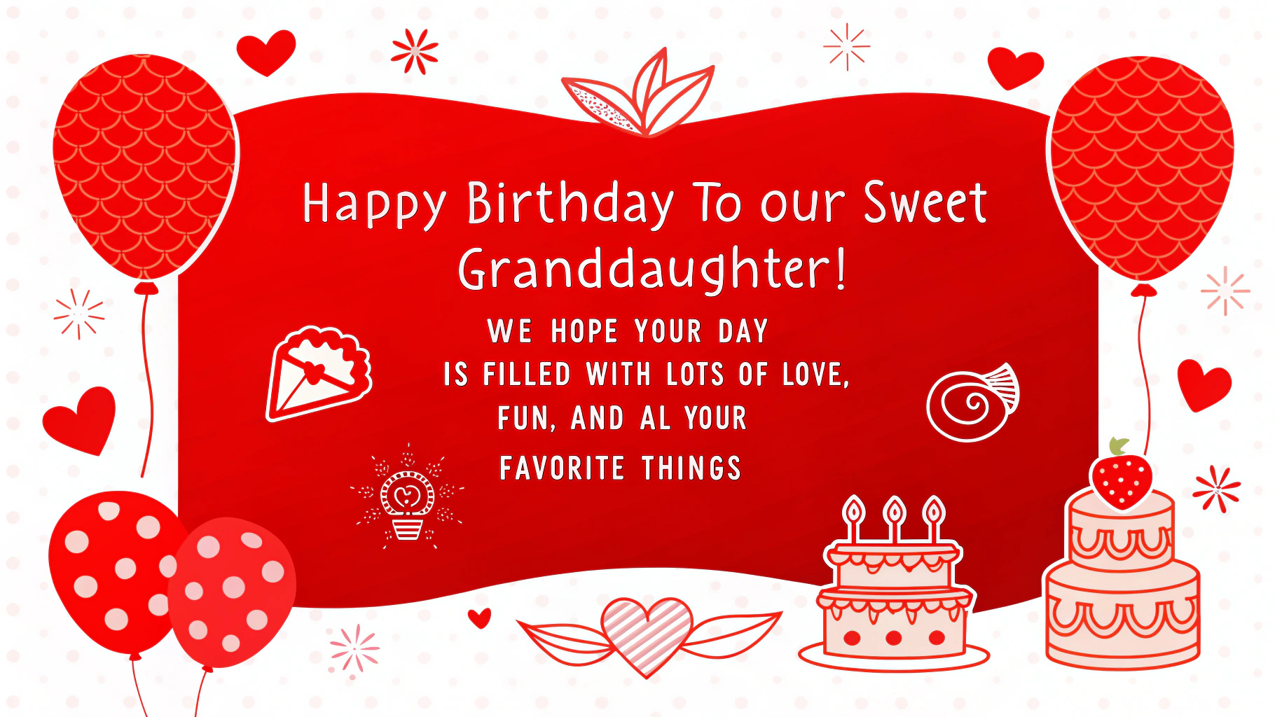 Birthday Wishes for a Granddaughter