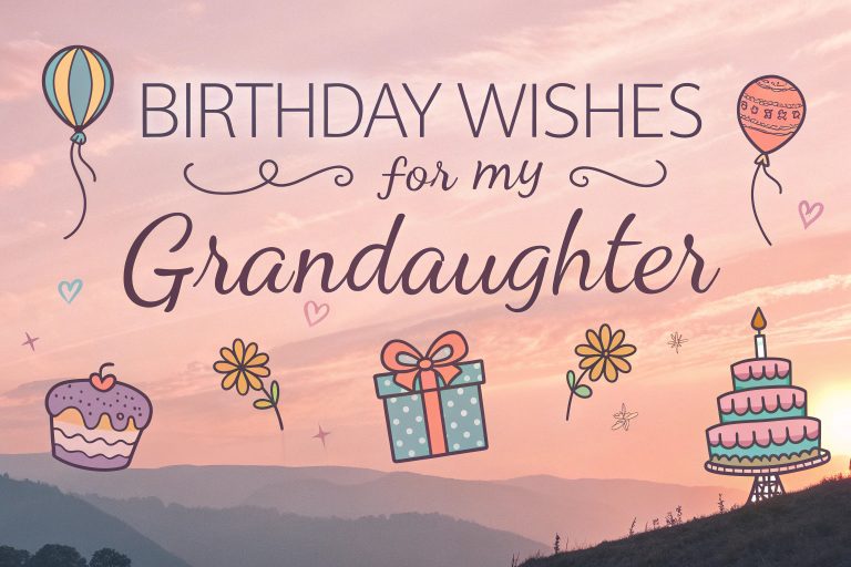 Birthday Wishes for My Granddaughter
