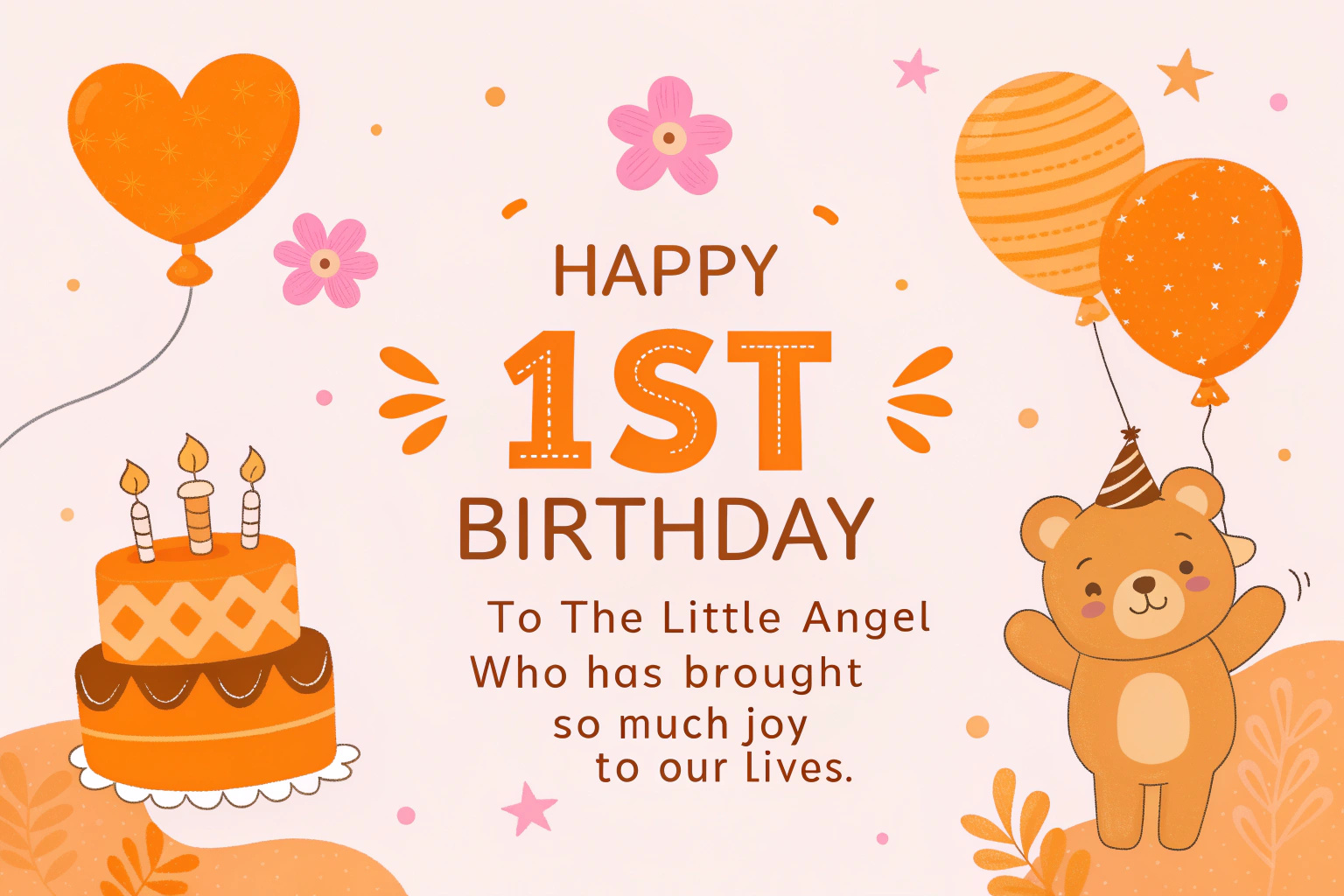 Wishing First Birthday