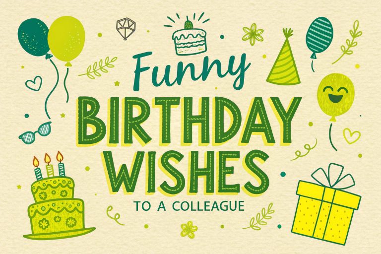 Funny Birthday Wishes to a Colleague