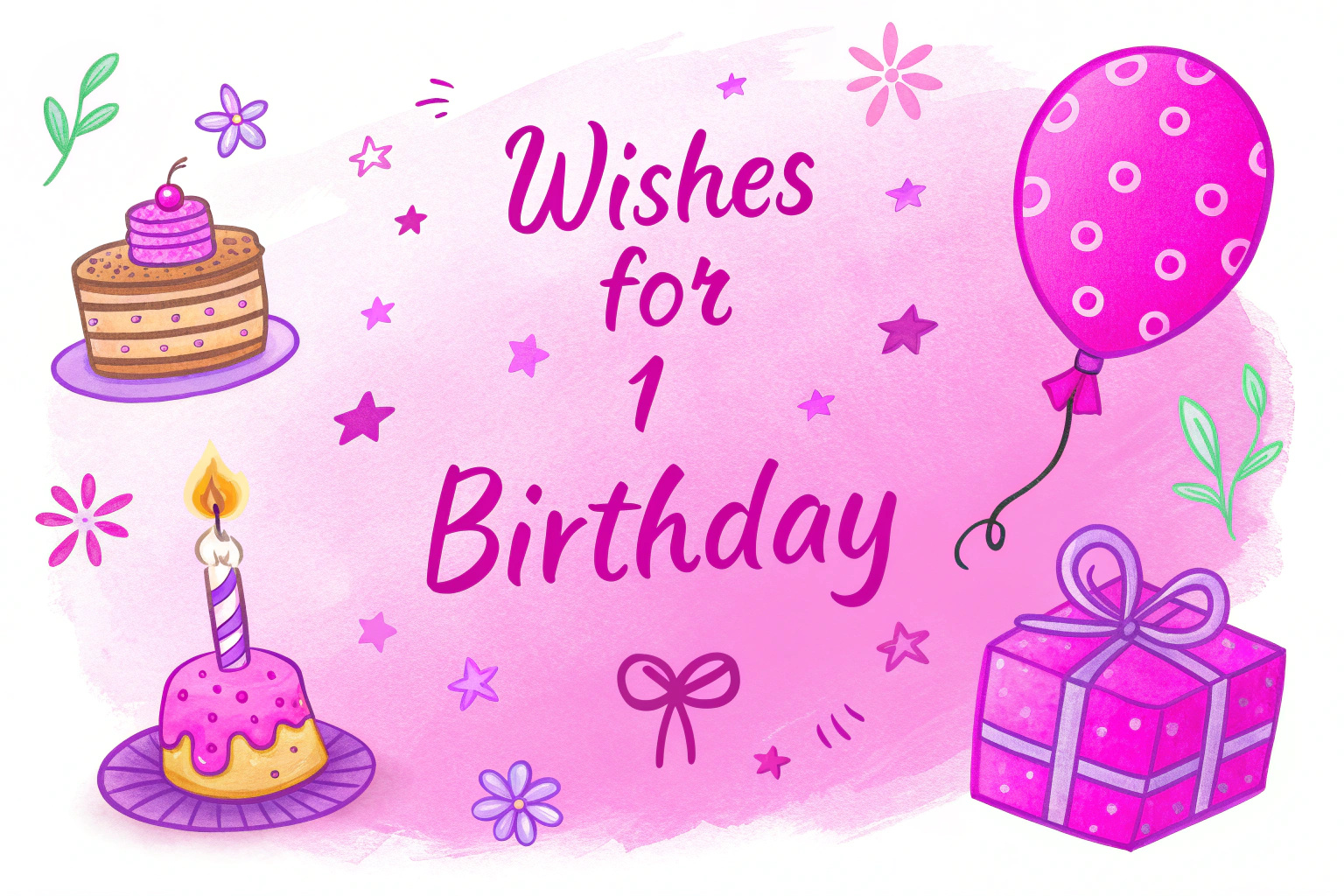 Birthday Wishes for 1st Birthday
