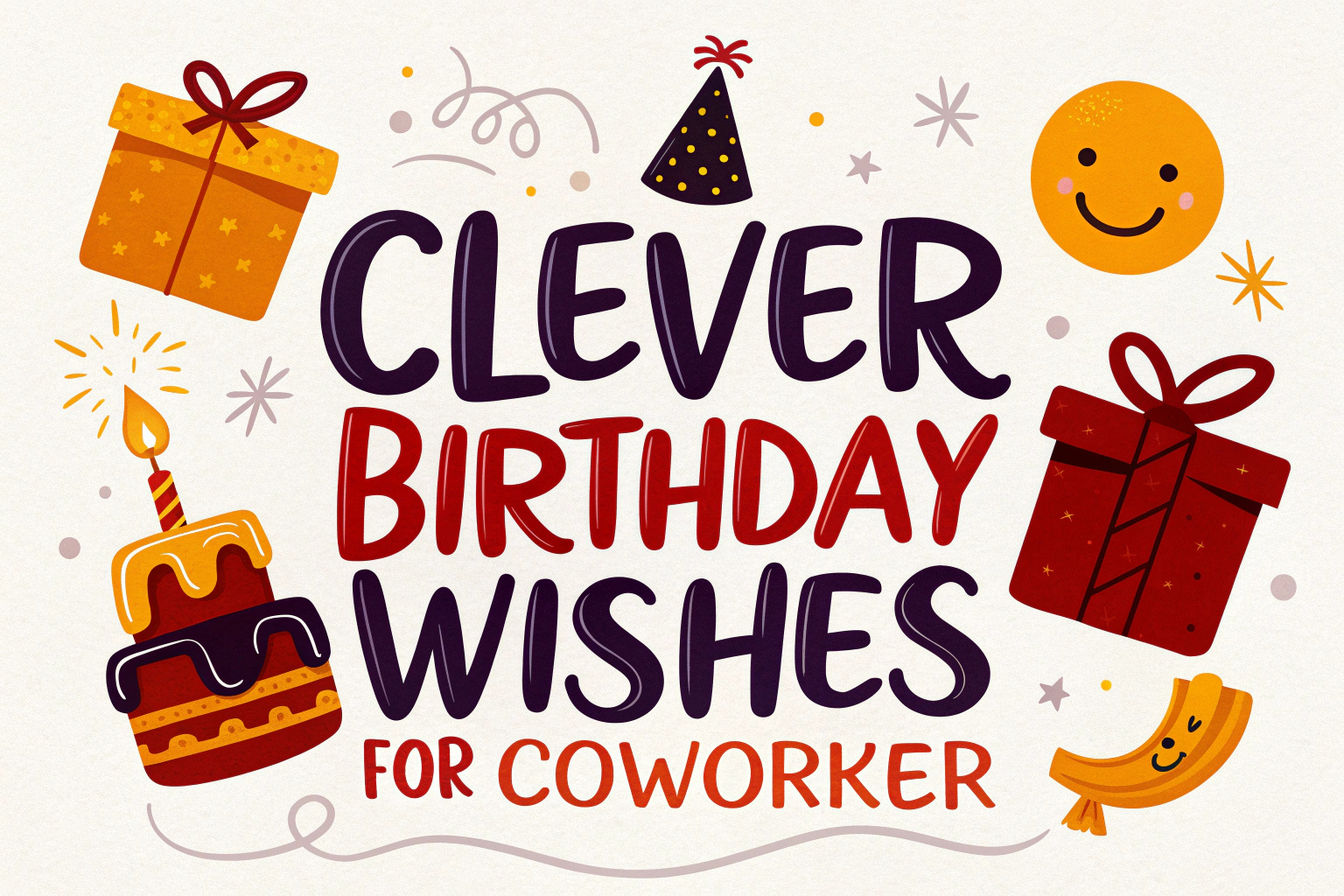 Clever Birthday Wishes for Coworker