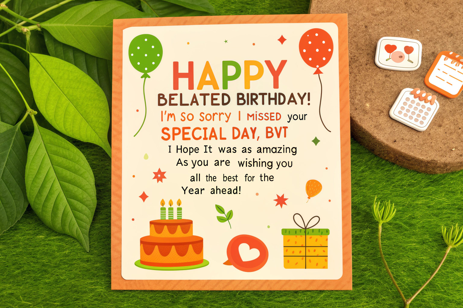 Late Birthday Wishes for Friend