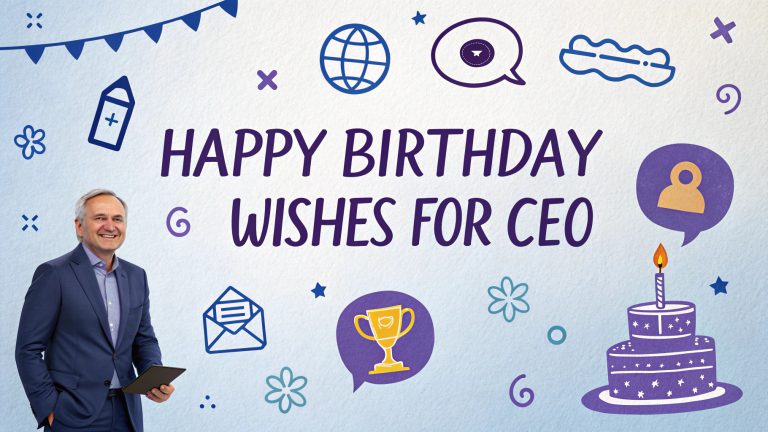 Happy Birthday Wishes for CEO