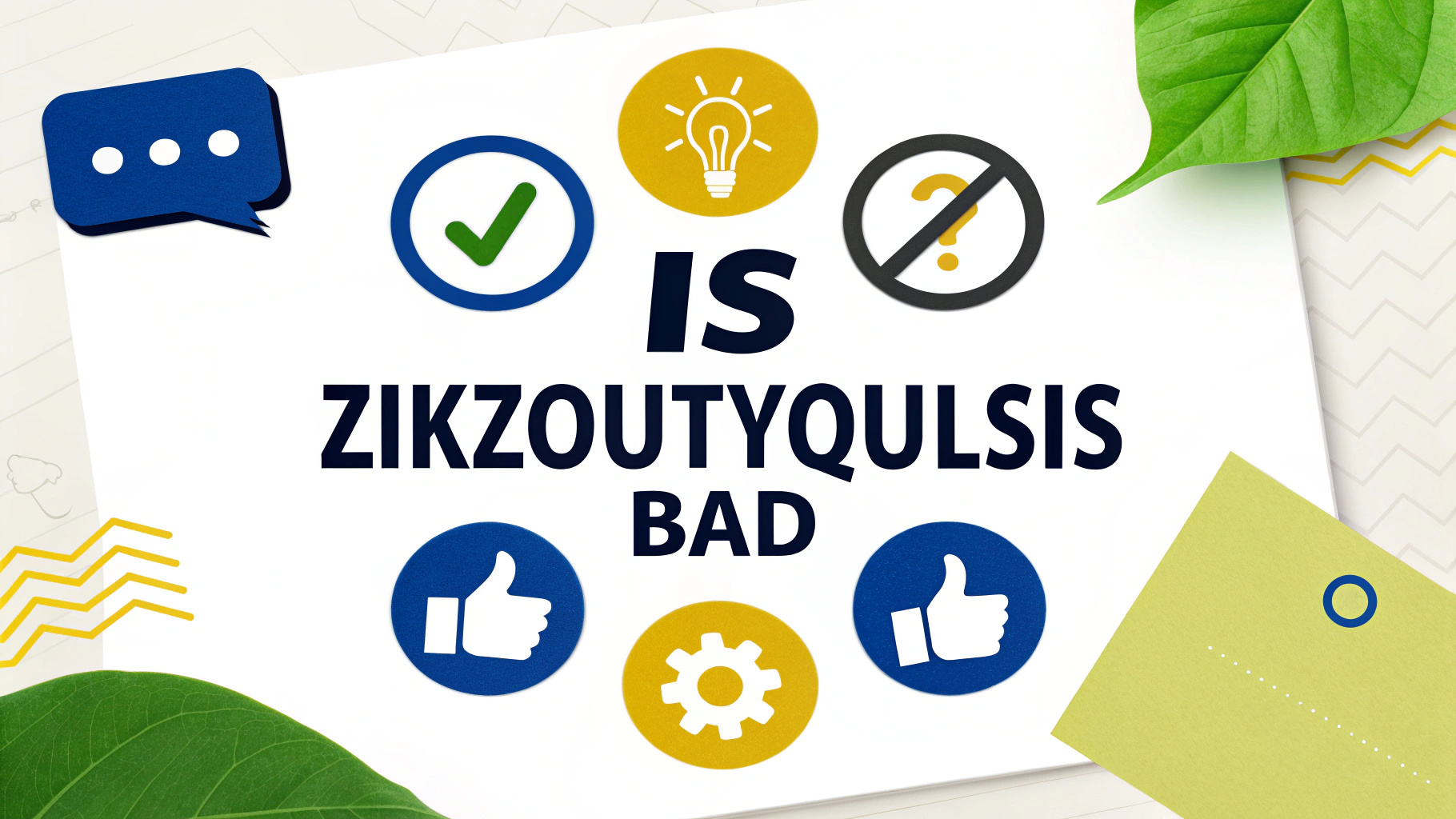 Is Zikzoutyqulsis Bad