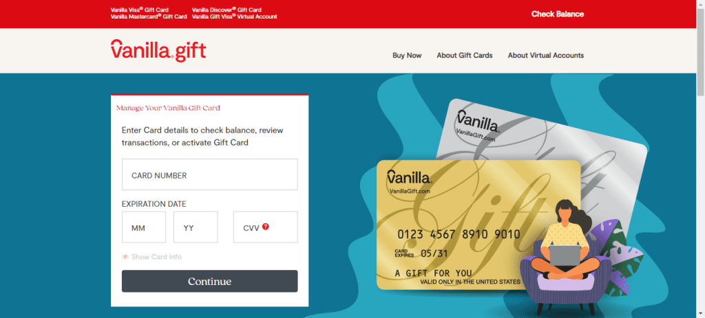 Vanilla Gift Card How to Activate