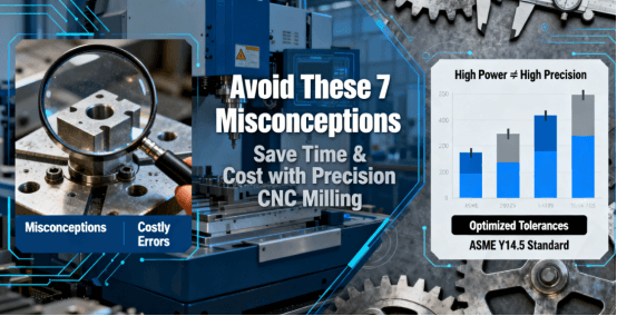 Avoid These 7 Misconceptions About CNC Milling Parts to Save Time and Cost