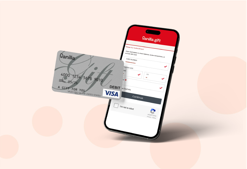 E Gift Card Vanilla
