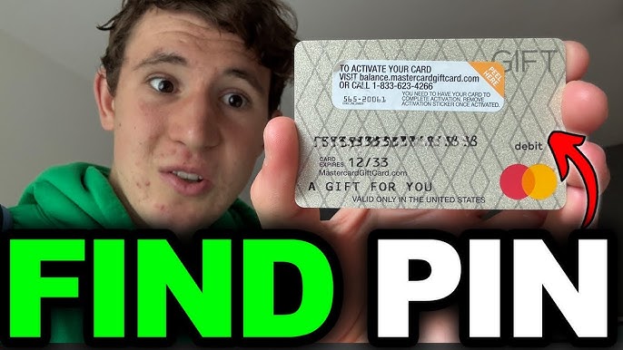 Vanilla Gift Card PIN Setup