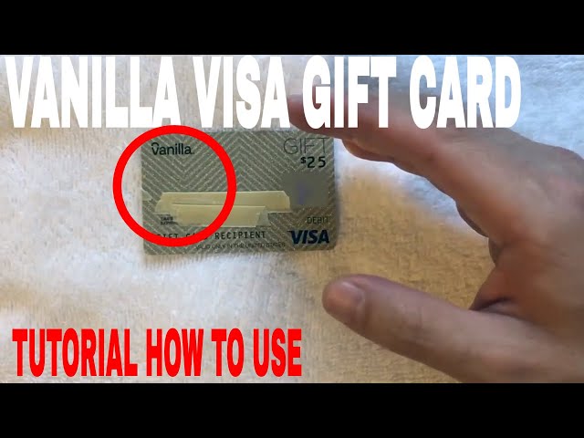 Vanilla Gift Card Register
