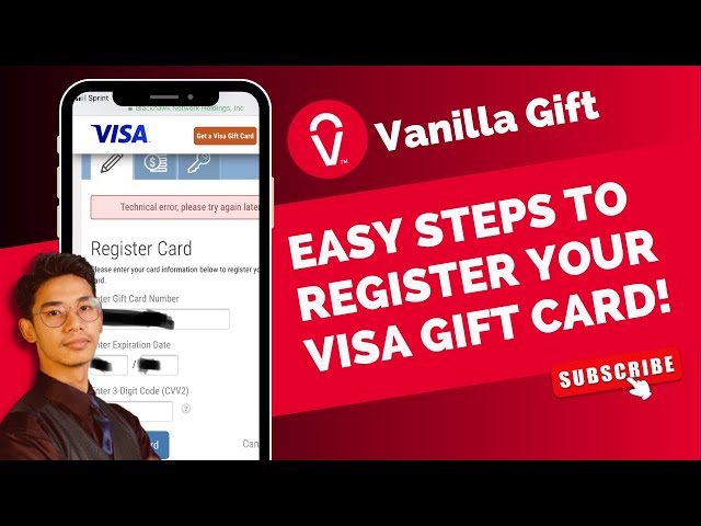 Register Vanilla Gift Card