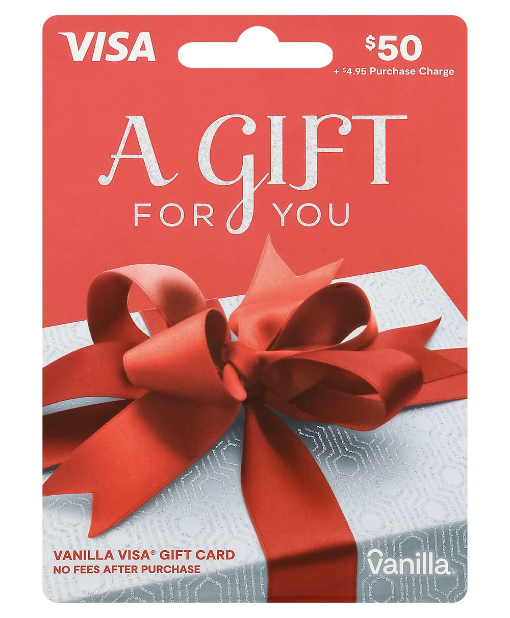 50 Dollar Vanilla Gift Card