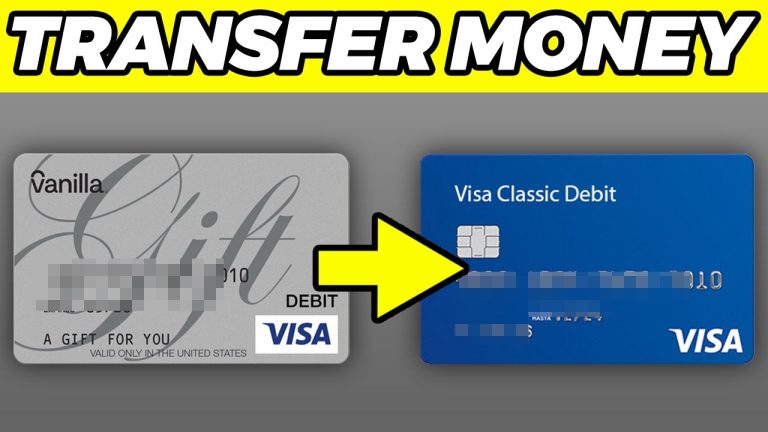 Transfer Balance Vanilla Gift Card