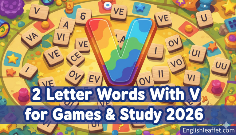 2 Letter Words With V for Games & Study 2026
