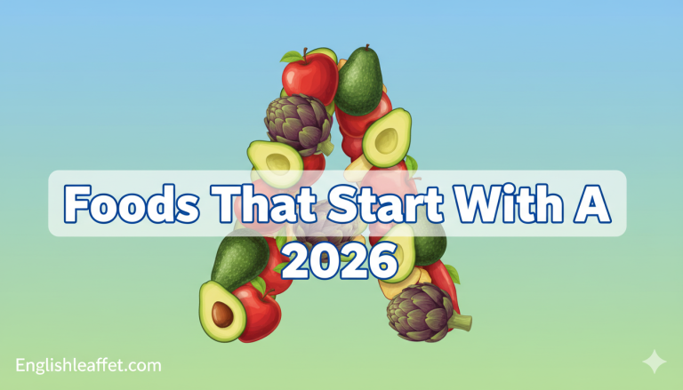 Popular Foods That Start With A (2026 Guide)