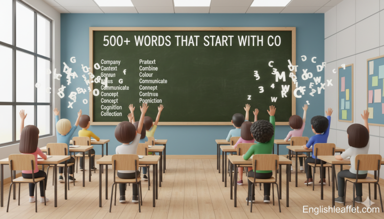 500+ Words That Start With Co: Useful Examples 2026