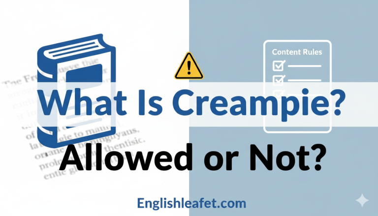 What Is Creampie? Meaning & Content Rules 2026