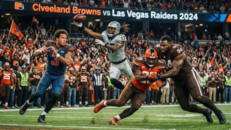 Cleveland Browns vs Las Vegas Raiders Match Player Stats Update 2026