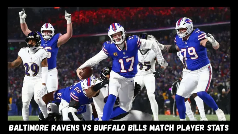 Baltimore Ravens vs Buffalo Bills Match Player Stats Today 2026