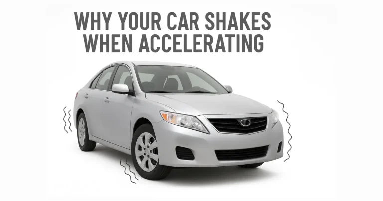 Why Does My Car Shake When I Accelerate? Causes and Fixes 2026